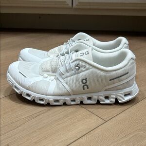 On Running Cloud White Athletic Shoes